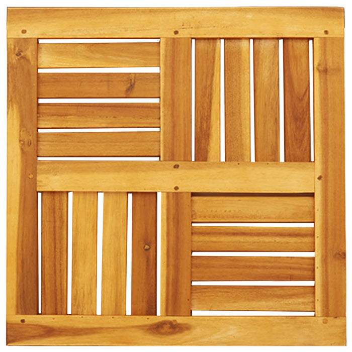 Blat de masă pătrată, 50x50x2 cm, lemn masiv de acacia - WALTI WALTI