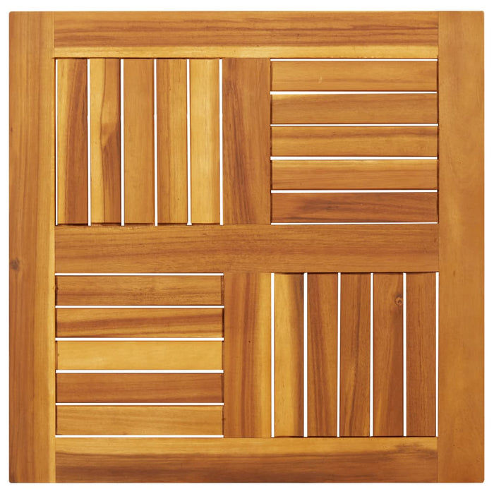 Blat de masă pătrată, 60x60x2 cm, lemn masiv de acacia WALTI
