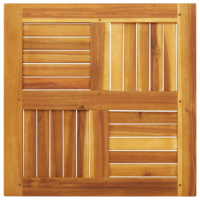 Blat de masă pătrată, 60x60x2 cm, lemn masiv de acacia WALTI