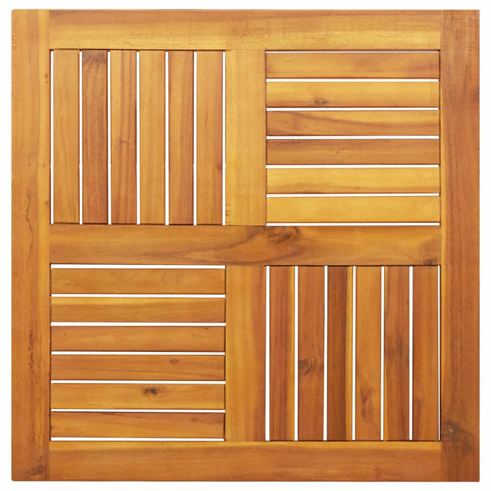 Blat de masă pătrată, 70x70x2 cm, lemn masiv de acacia - WALTI WALTI