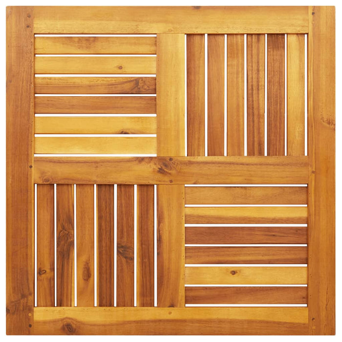 Blat de masă pătrată, 70x70x2 cm, lemn masiv de acacia - WALTI WALTI