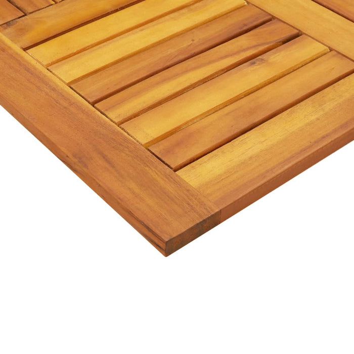 Blat de masă pătrată, 70x70x2 cm, lemn masiv de acacia - WALTI WALTI