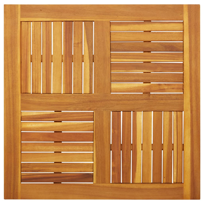 Blat de masă pătrată, 80x80x2,2 cm, lemn masiv de acacia - WALTI WALTI