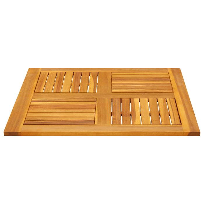 Blat de masă pătrată, 80x80x2,2 cm, lemn masiv de acacia - WALTI WALTI