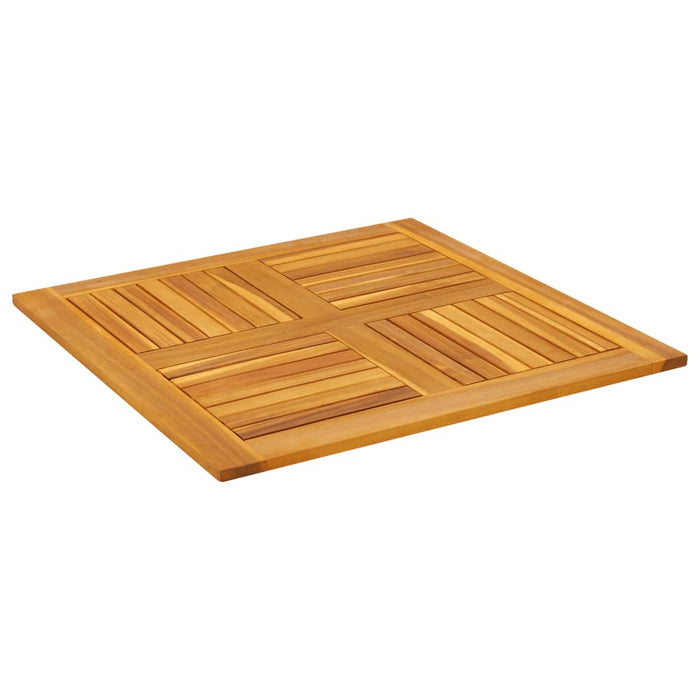 Blat de masă pătrată, 80x80x2,2 cm, lemn masiv de acacia - WALTI WALTI