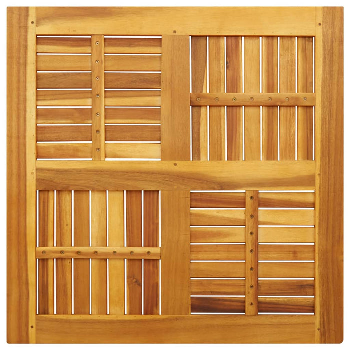 Blat de masă pătrată, 80x80x2,2 cm, lemn masiv de acacia - WALTI WALTI