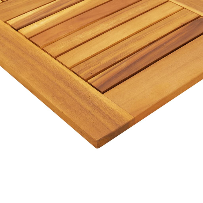 Blat de masă pătrată, 80x80x2,2 cm, lemn masiv de acacia - WALTI WALTI
