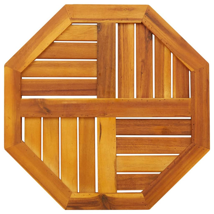 Blat de masă, 50x50x2 cm, octogonal, lemn masiv acacia - WALTI WALTI