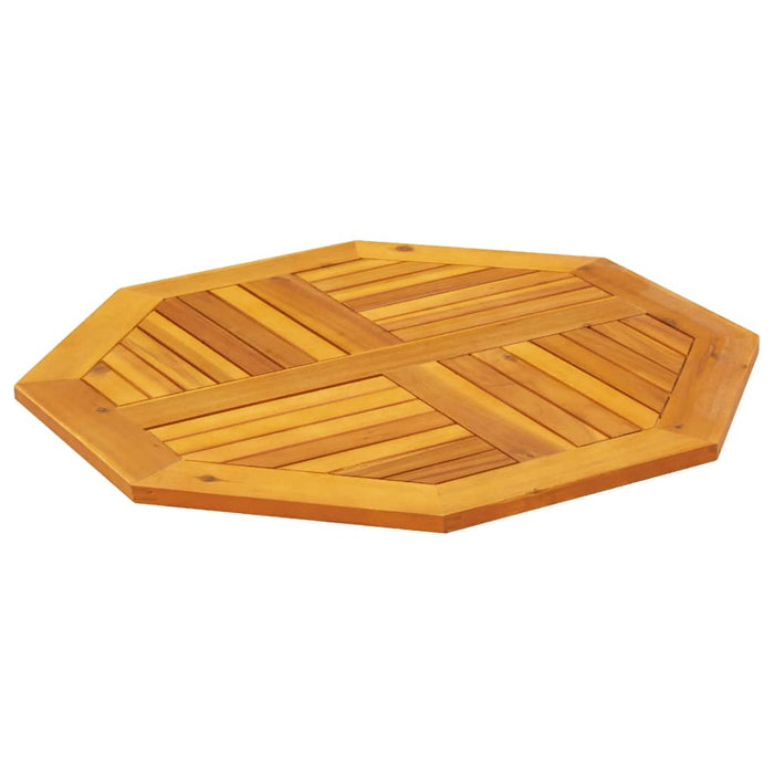 Blat de masă, 80x80x2,2 cm, octogonal, lemn masiv acacia - WALTI WALTI