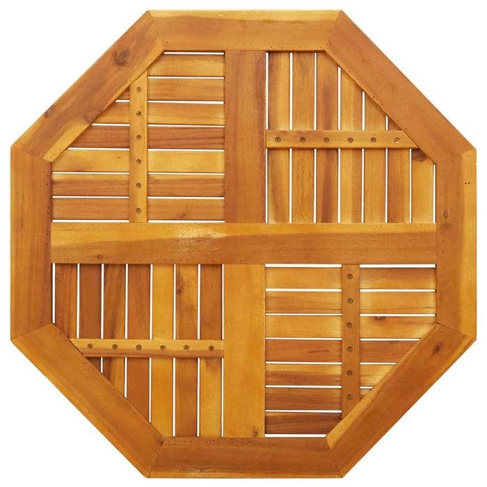 Blat de masă, 80x80x2,2 cm, octogonal, lemn masiv acacia - WALTI WALTI