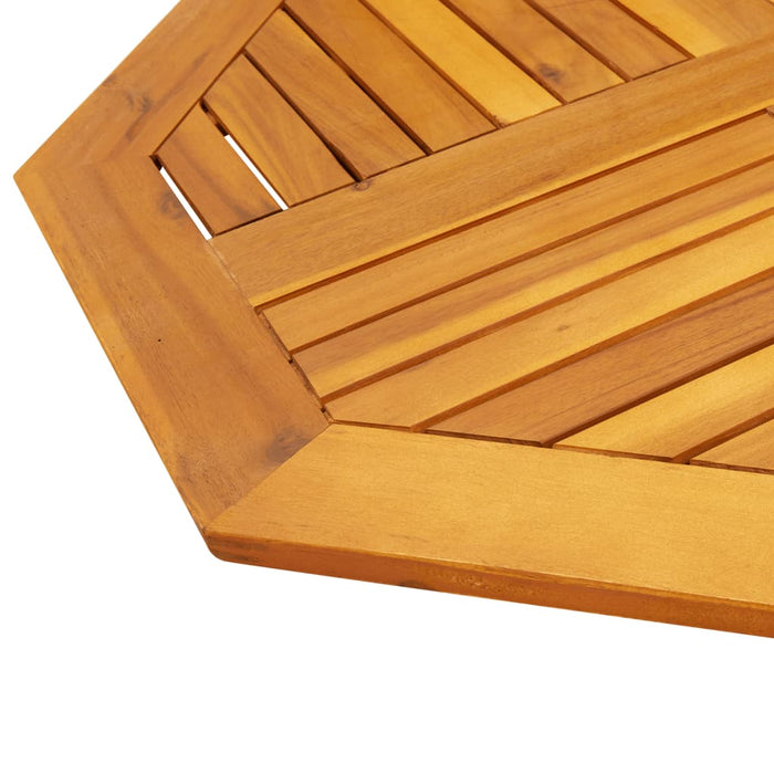 Blat de masă, 80x80x2,2 cm, octogonal, lemn masiv acacia - WALTI WALTI