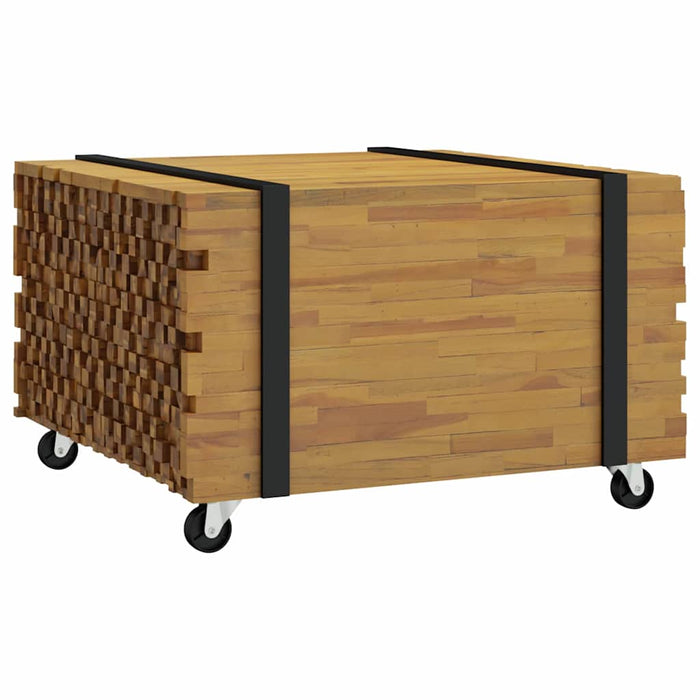 Masă de cafea Maro 60 x 60 x 38 cm Lemn solid de tec - WALTI WALTI
