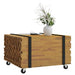 Masă de cafea Maro 60 x 60 x 38 cm Lemn solid de tec - WALTI WALTI