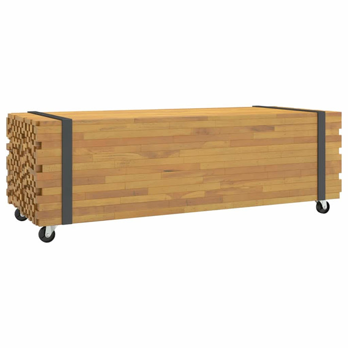 Masuta de cafea 110x45x35 cm din lemn masiv de tec - WALTI WALTI