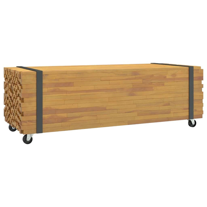 Masuta de cafea 110x45x35 cm din lemn masiv de tec - WALTI WALTI
