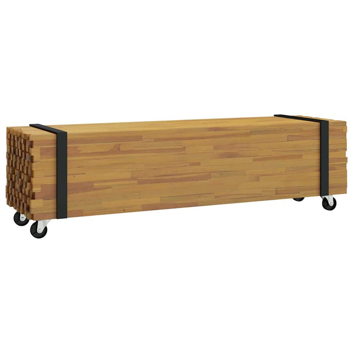 Support TV Maro 110 x 30 x 30 cm Lemn solid de tec - WALTI WALTI