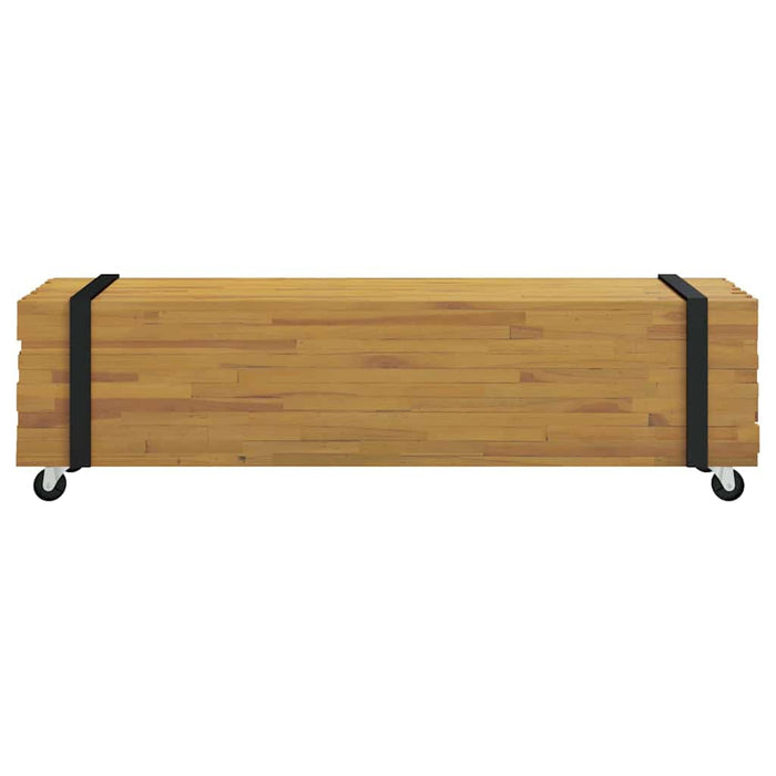 Support TV Maro 110 x 30 x 30 cm Lemn solid de tec - WALTI WALTI