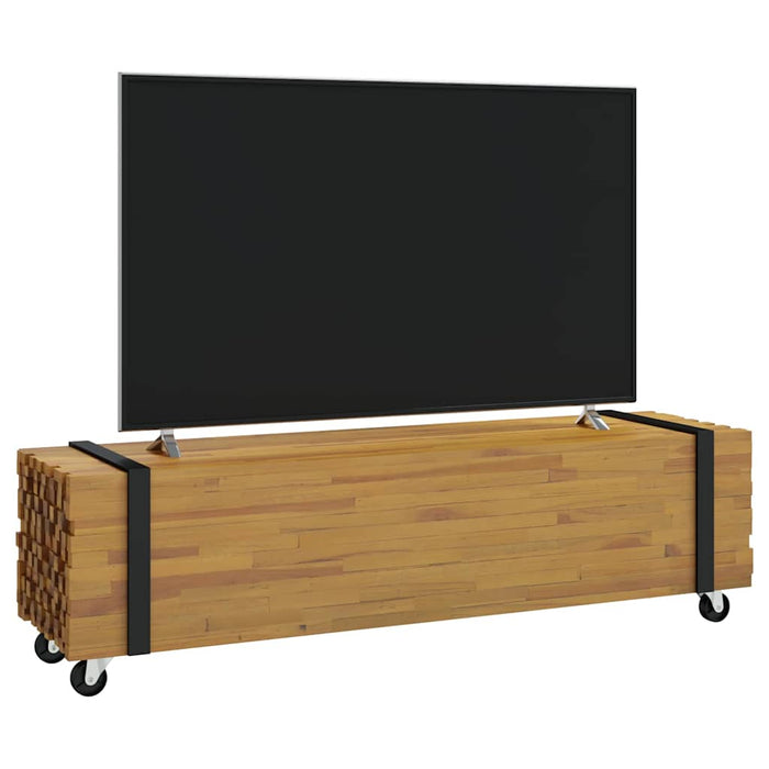 Support TV Maro 110 x 30 x 30 cm Lemn solid de tec - WALTI WALTI