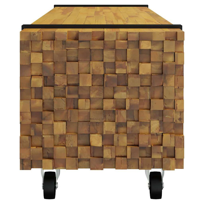 Support TV Maro 110 x 30 x 30 cm Lemn solid de tec - WALTI WALTI