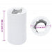 Conductă de ventilație, 6 m, Ø12,5 cm, aluminiu și PVC - WALTI WALTI