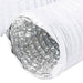 Conductă de ventilație, 6 m, Ø15 cm, aluminiu și PVC - WALTI WALTI