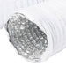 Conductă de ventilație, 6 m, Ø20 cm, aluminiu și PVC - WALTI WALTI