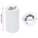 Conductă de ventilație, 6 m, Ø20 cm, aluminiu și PVC - WALTI WALTI
