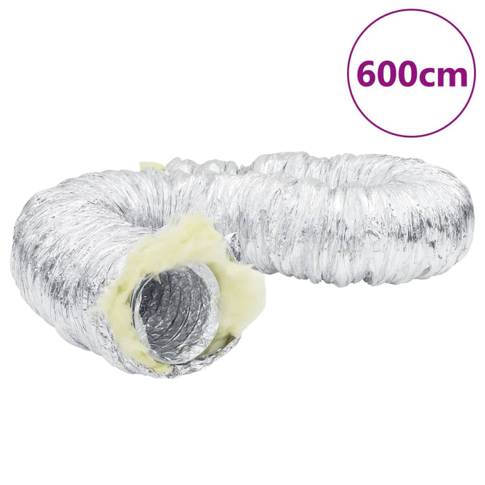 Conductă de ventilație izolată, 6 m, Ø12,5 cm, aluminiu - WALTI WALTI