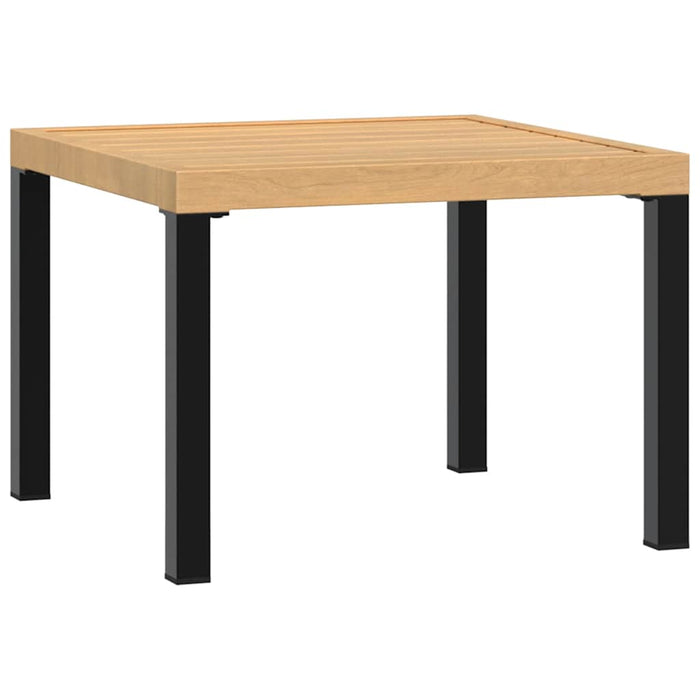 Masă cafea grădină negru 55x55x39,5cm oțel vopsit electrostatic - WALTI WALTI