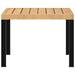 Masă cafea grădină negru 55x55x39,5cm oțel vopsit electrostatic - WALTI WALTI