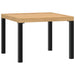 Masă cafea grădină negru 55x55x39,5cm oțel vopsit electrostatic - WALTI WALTI