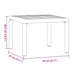 Masă cafea grădină negru 55x55x39,5cm oțel vopsit electrostatic - WALTI WALTI