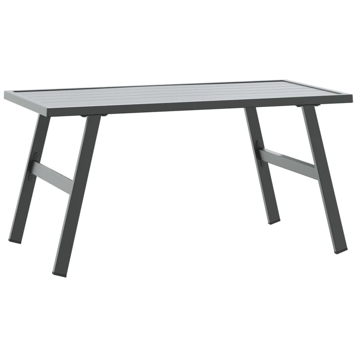 Măsuță cafea grădină negru 90x45x35cm oțel vopsit electrostatic - WALTI WALTI