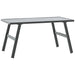 Măsuță cafea grădină negru 90x45x35cm oțel vopsit electrostatic - WALTI WALTI