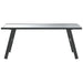 Măsuță cafea grădină negru 90x45x35cm oțel vopsit electrostatic - WALTI WALTI