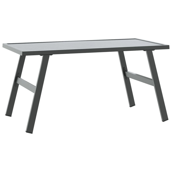 Măsuță cafea grădină negru 90x45x35cm oțel vopsit electrostatic - WALTI WALTI