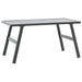 Măsuță cafea grădină negru 90x45x35cm oțel vopsit electrostatic - WALTI WALTI