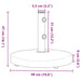 Suport umbrelă pentru stâlpi Ø32/38/48 mm, 25 kg, rotund - WALTI WALTI