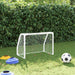 Porți de fotbal de copii 2 buc., cu minge alb 64x35x48 cm metal - WALTI WALTI