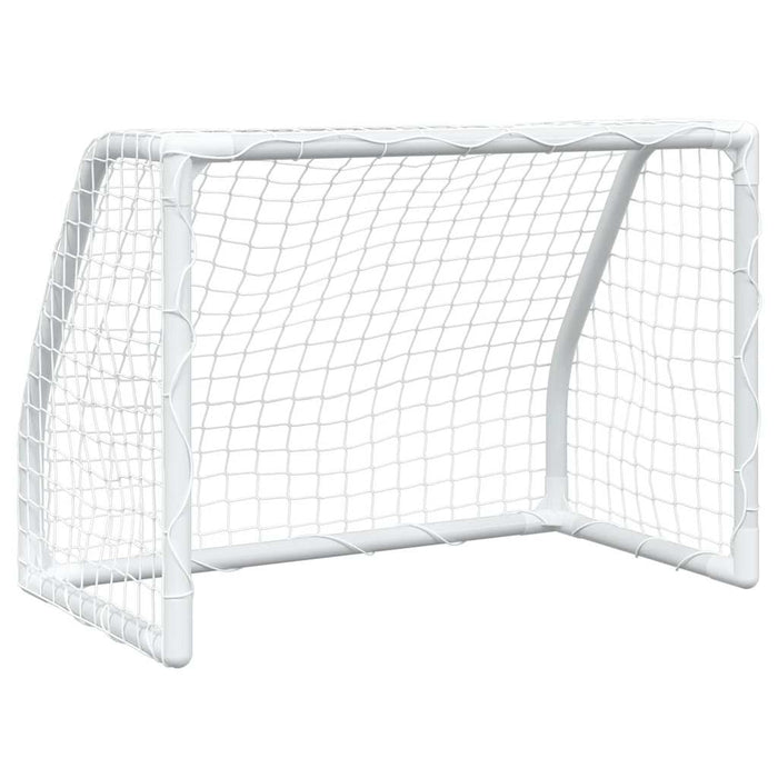 Porți de fotbal de copii 2 buc., cu minge alb 64x35x48 cm metal - WALTI WALTI