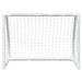 Porți de fotbal de copii 2 buc., cu minge alb 64x35x48 cm metal - WALTI WALTI