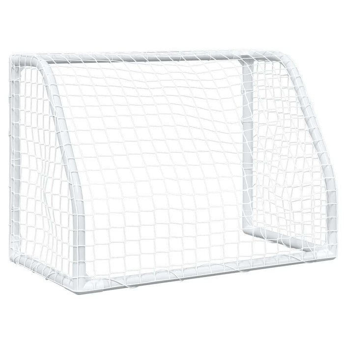 Porți de fotbal de copii 2 buc., cu minge alb 64x35x48 cm metal - WALTI WALTI