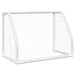 Porți de fotbal de copii 2 buc., cu minge alb 64x35x48 cm metal - WALTI WALTI