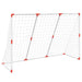 Poartă de fotbal pentru copii cu mingi 2-în-1 alb 184x64x124 cm - WALTI WALTI