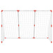 Poartă de fotbal pentru copii cu mingi 2-în-1 alb 184x64x124 cm - WALTI WALTI