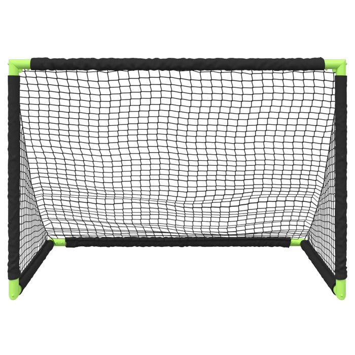 Poartă de fotbal pentru copii, pliabilă, negru, 90x64x64 cm - WALTI WALTI