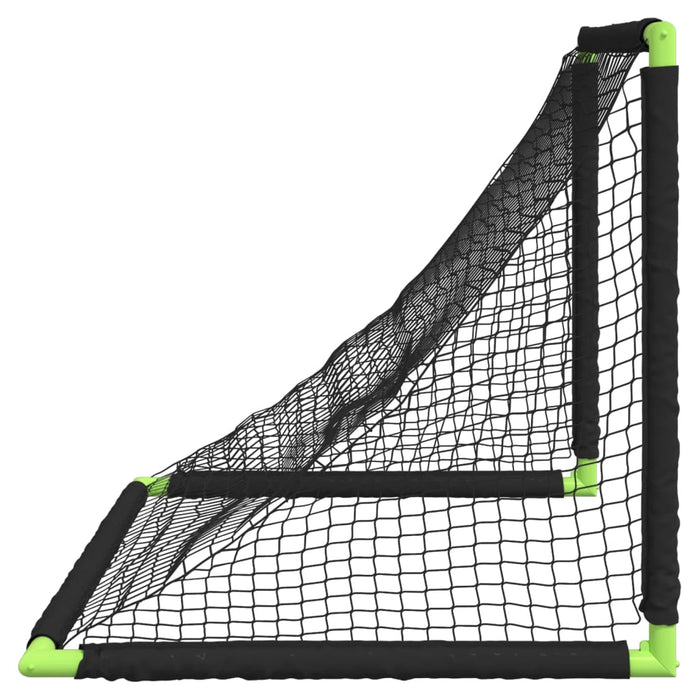 Poartă de fotbal pentru copii, pliabilă, negru, 90x64x64 cm - WALTI WALTI