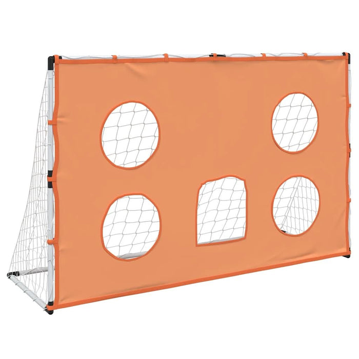 Poartă de fotbal de copii cu covoraș țintă/minge 182x62x118 cm - WALTI WALTI