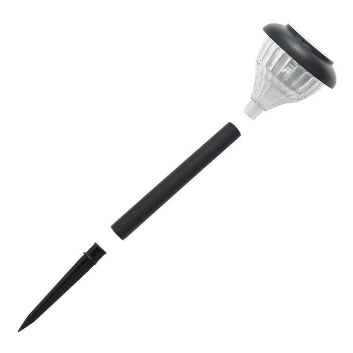 Lămpi solare alei cu țăruși de pământ 4 buc., alb cald și RGB - WALTI WALTI