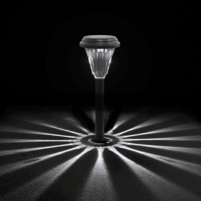 Lămpi solare alei cu țăruși de pământ 12 buc., alb - WALTI WALTI